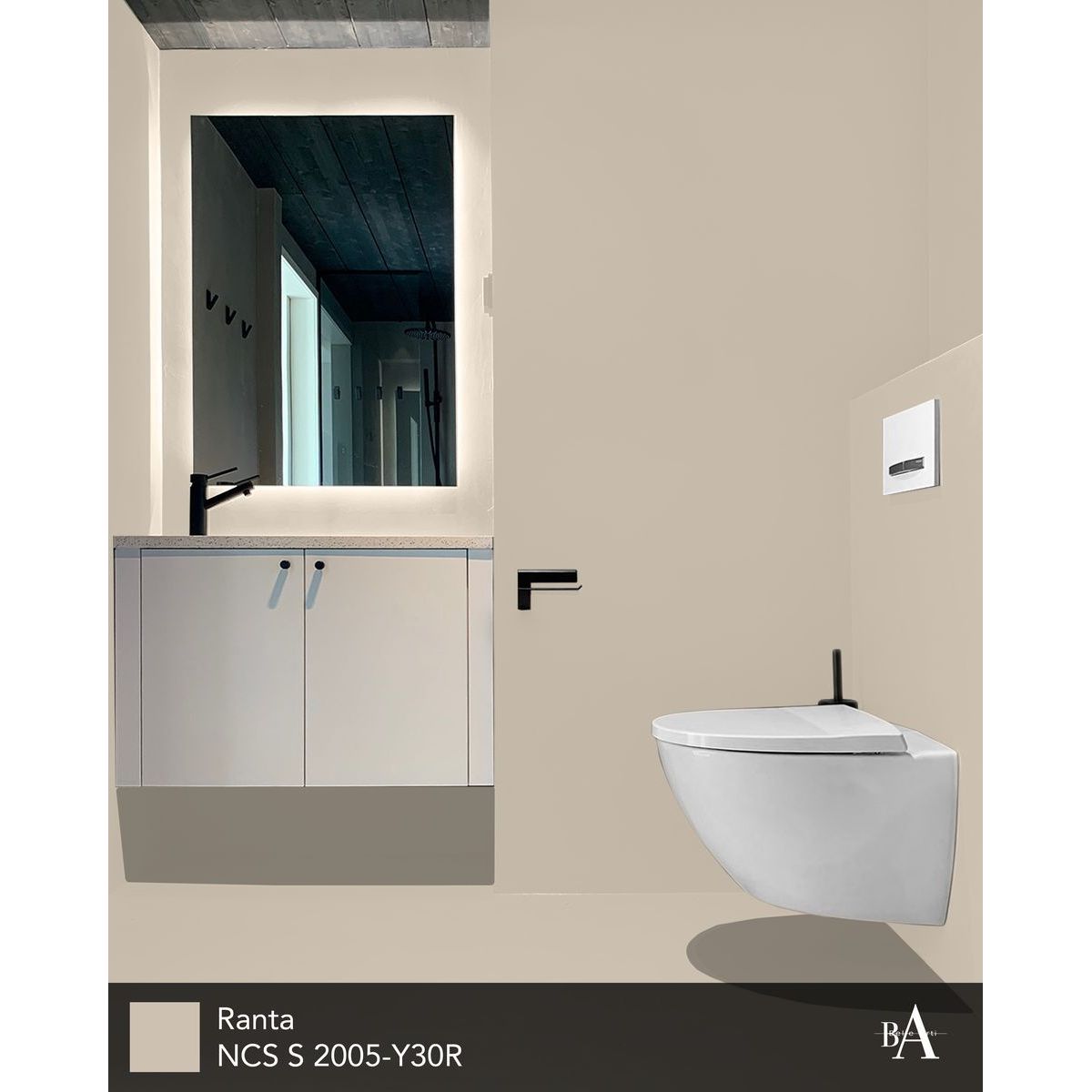 Hartsipinnoite Belle Arti Toscana, 8m², Ranta, beige