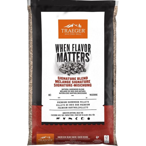 Pelletti Traeger Signature Blend EU, 9kg, kirsikka/tammi/leppä