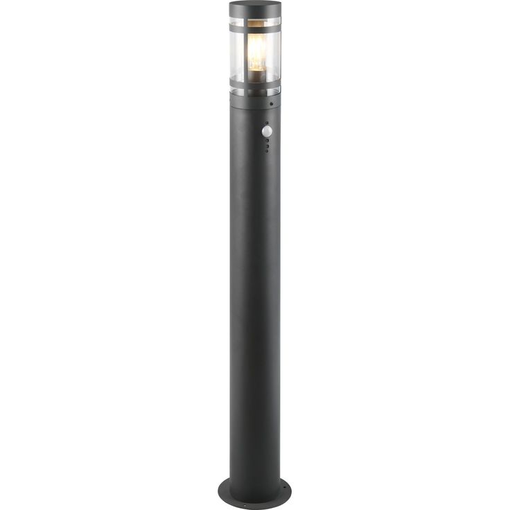 Pylväsvalaisin Trio Paloma, 100cm, E27, antrasiitti, liiketunnistin