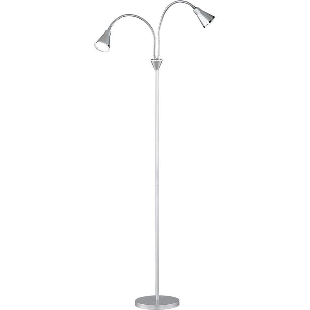 LED-lattiavalaisin Trio Arras LED 2X3.8W, IP20, Ø200x1500 mm, titaani, Verkkokaupan poistotuote