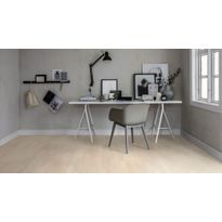 Parketti Tarkett Shade Tammi Northern White TreS, valkoinen, 3-sauva, mattalakattu