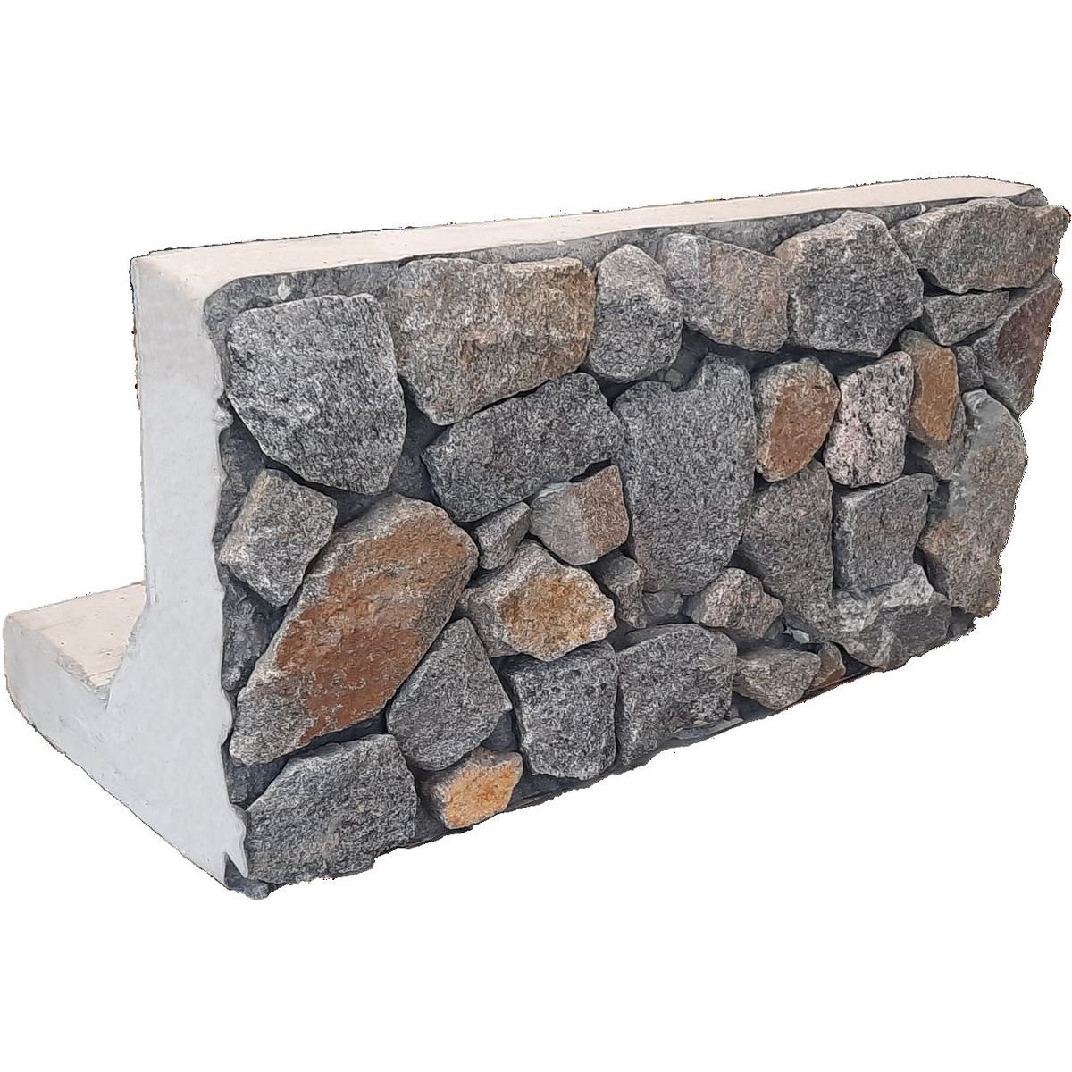 Kivimuuri L-tuki TSR, L200cm, K50cm