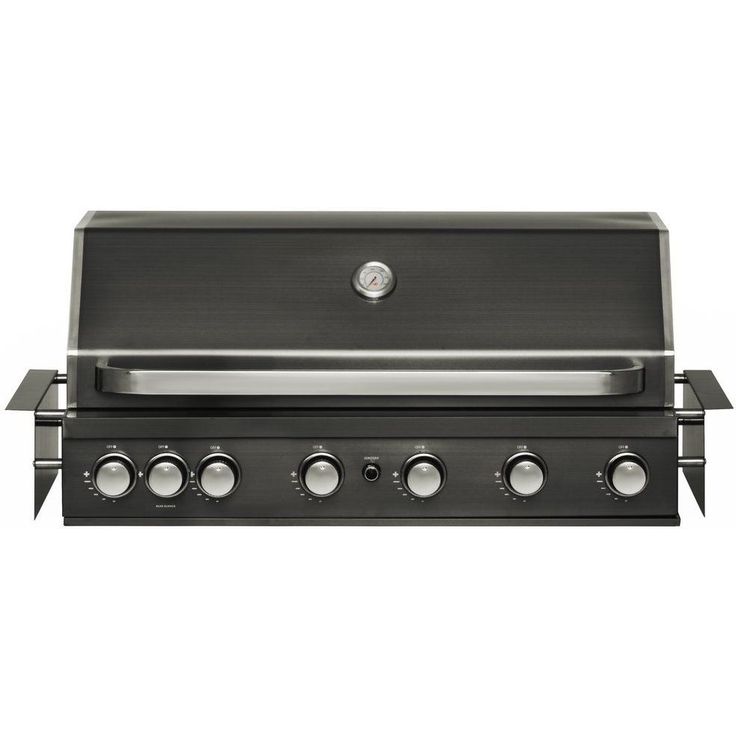 Kaasugrilli Mustang Black Jewel 6 built-in, 6 poltinta, upotettava, musta