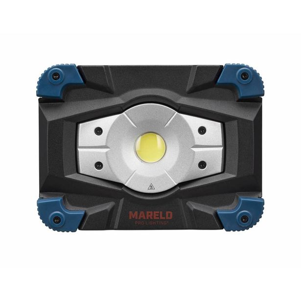 Akkutyövalaisin Mareld Flash 3000RE, IP65, USB, musta/petrooli