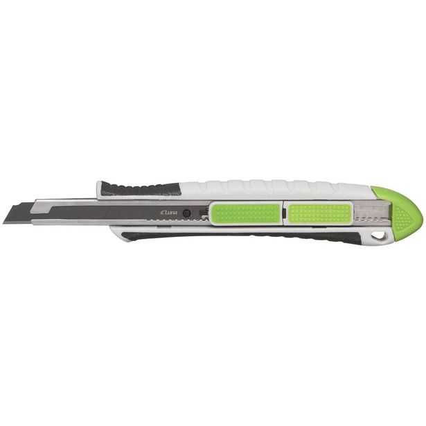Katkoteräveitsi Luna Tools L9mm, Push Lock, ABS-runko, teränpalautus