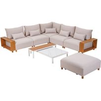 Moduulisohvaryhmä puutarhaan esti &amp; esta Kalem, 8-osainen, beige