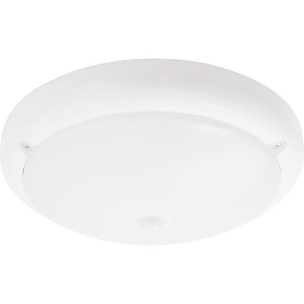 Tunnistinvalaisin Airam Sono, IP54, 13W, 1250lm, 3500K, 835, PIR/MS, PCO, valkoinen