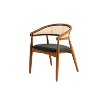 Tuoli Linento Furniture Lima, musta/tammi
