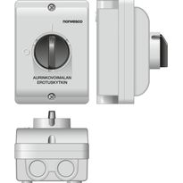 Turvakytkin Norwesco ESWP1 425 AC, aurinkovoimalan erotuskytkin, edestä väännettävä, 4x25A, 500V, 11kW, IP65