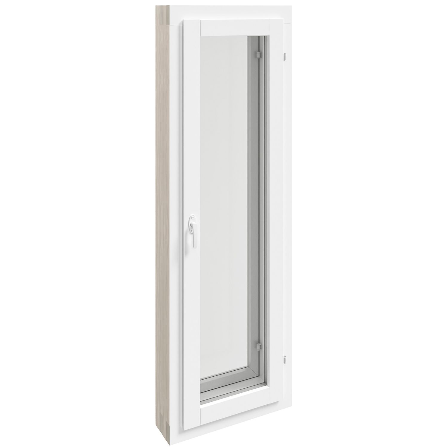 Tuuletusikkuna Aarni, puualumiini, 2+1, MSE, koko 4x12, karmisyvyys 130mm
