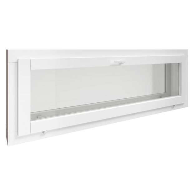 Tuuletusikkuna Aarni, puualumiini, 2+1, MSE, koko 12x4, alasaranoitu, karmisyvyys 170mm