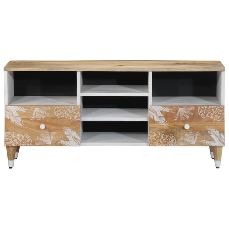 TV-kaappi 100x33,5x46 cm Massiivipuu Mango (18682)