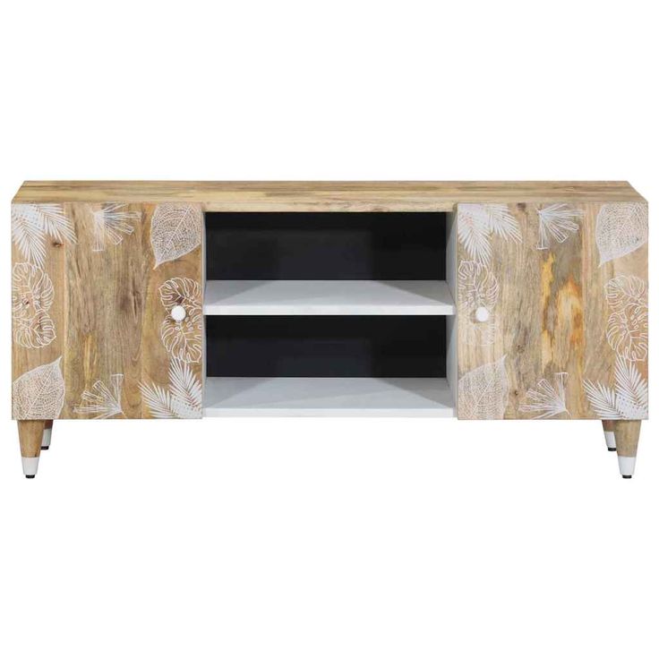 TV-kaappi 105x33,5x46 cm Massiivipuu Mango (18664)