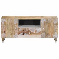 TV-kaappi 105x33,5x46 cm Massiivipuu Mango (18678)