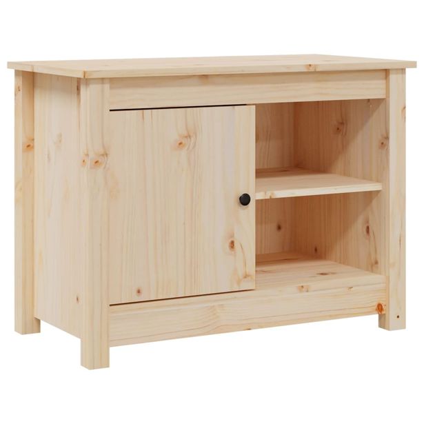 TV-kaappi 70x36,5x52 cm täysi mänty (14579)