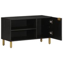 TV-kaappi Musta 80x33x46 cm tekninen puu (17663)