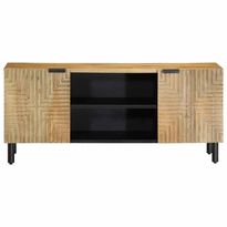 TV-kaappi Ruskea 105x33x46 cm Massiivipuu Mango (17720)