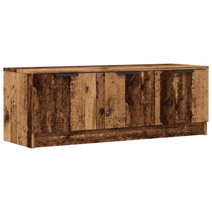 TV-kaappi vanhaa puuta 102x35x36,5 cm tekninen puu (56947)