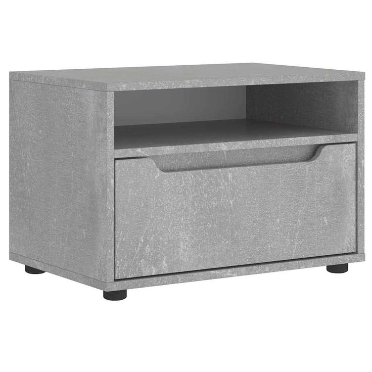 TV-kaappi VISNES Betoninharmaa 60x40x38 cm tekninen puu (08290)
