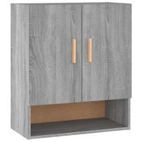 TV-seinäkaappi harmaa Sonoma 60x31x70 cm tekninen puu (17586)
