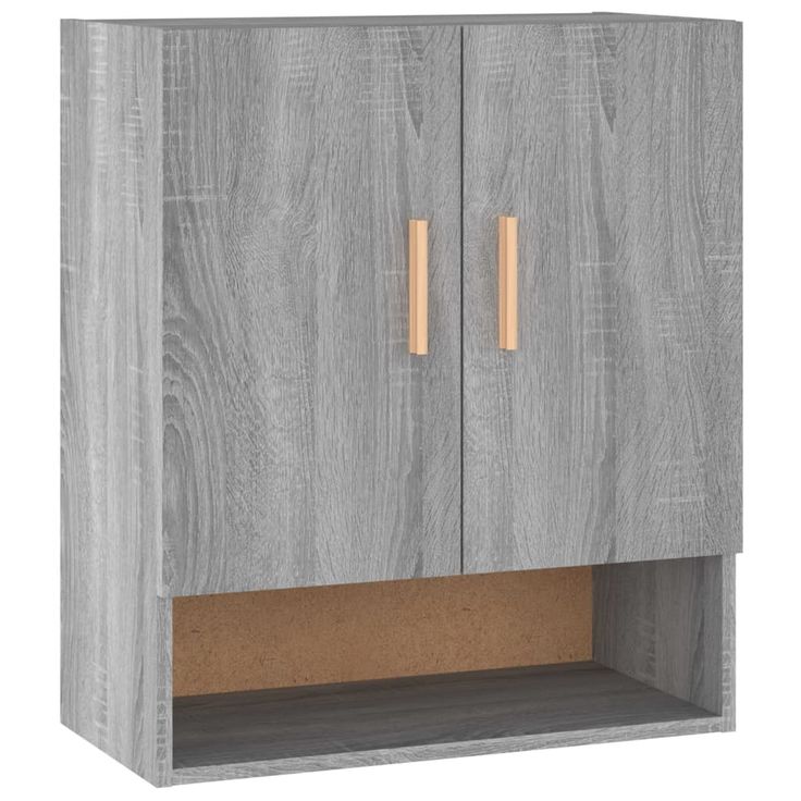 TV-seinäkaappi harmaa Sonoma 60x31x70 cm tekninen puu (17586)