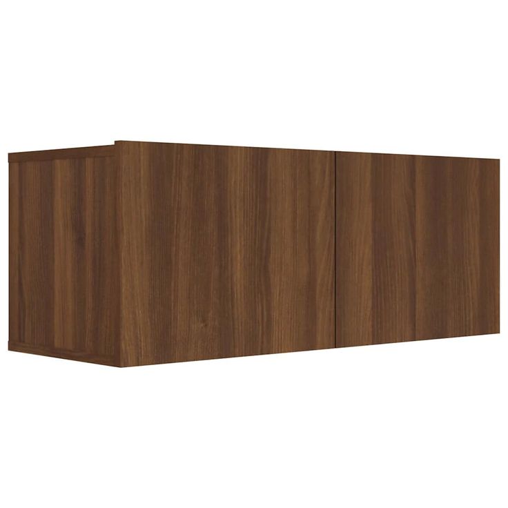 TV-seinäkaappi ruskea tammi 80x30x30 cm tekninen puu (15506)