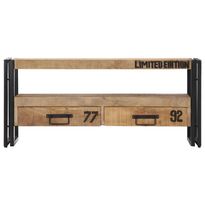 TV-taso 100x30x45 cm täysi mangopuu (49858)