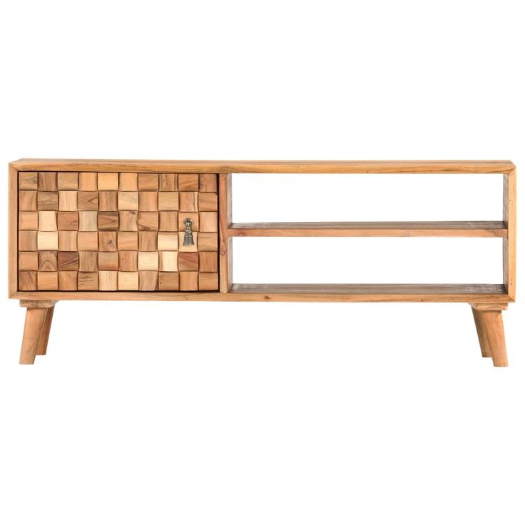 TV-taso 100x35x40 cm täysi akaasiapuu (87442)