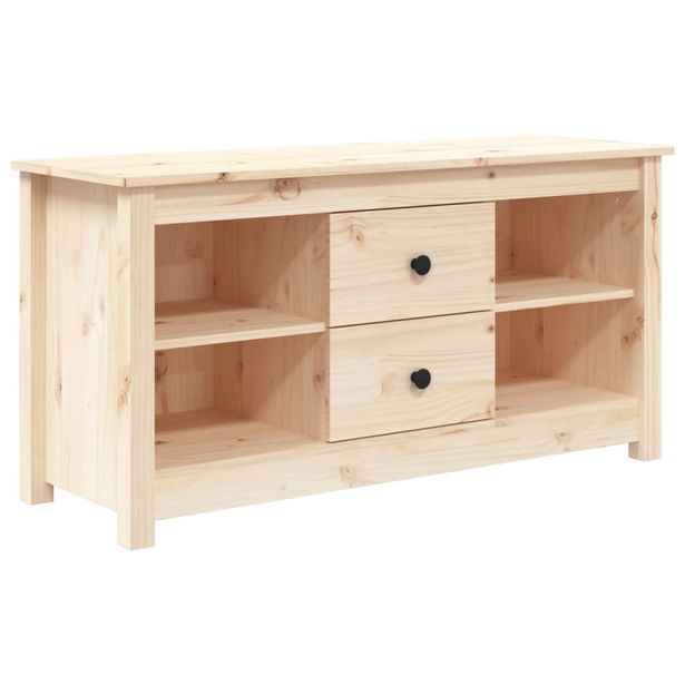 TV-taso 103x36,5x52 cm täysi mänty (14569)