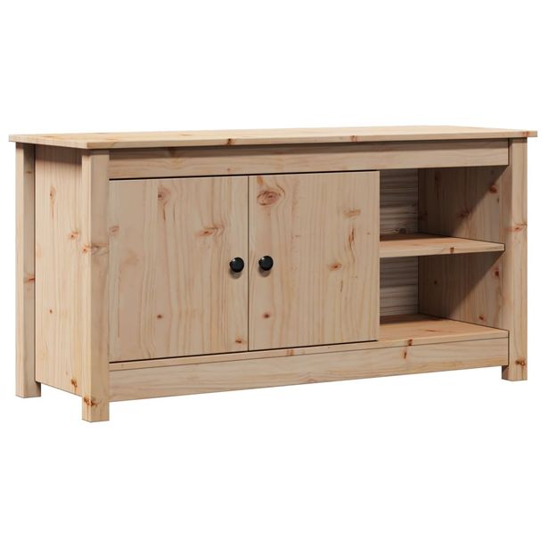 TV-taso 103x36,5x52 cm täysi mänty (14589)