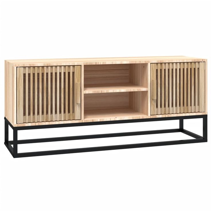TV-taso 105x30x45 cm tekninen puu ja rauta (52099)