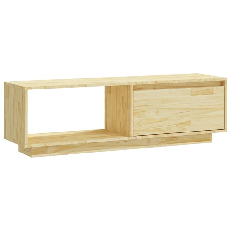 TV-taso 110x30x33,5 cm täysi mänty (09888)