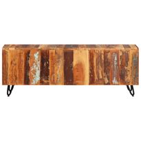 TV-taso 110x30x40 cm kierrätetty täyspuu (37842)
