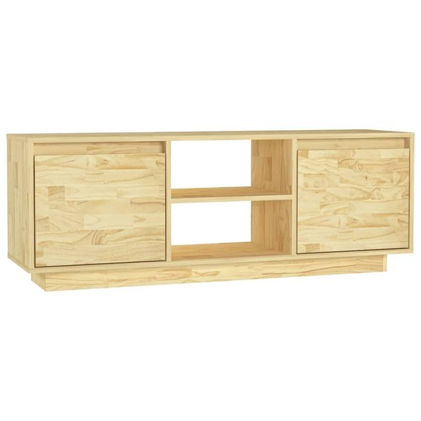TV-taso 110x30x40 cm täysi mänty (09900)