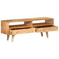 TV-taso 110x30x41 cm täysi mangopuu (52783)