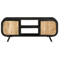 TV-taso, 110x30x45 cm, täyspuu, eri värejä (11157)