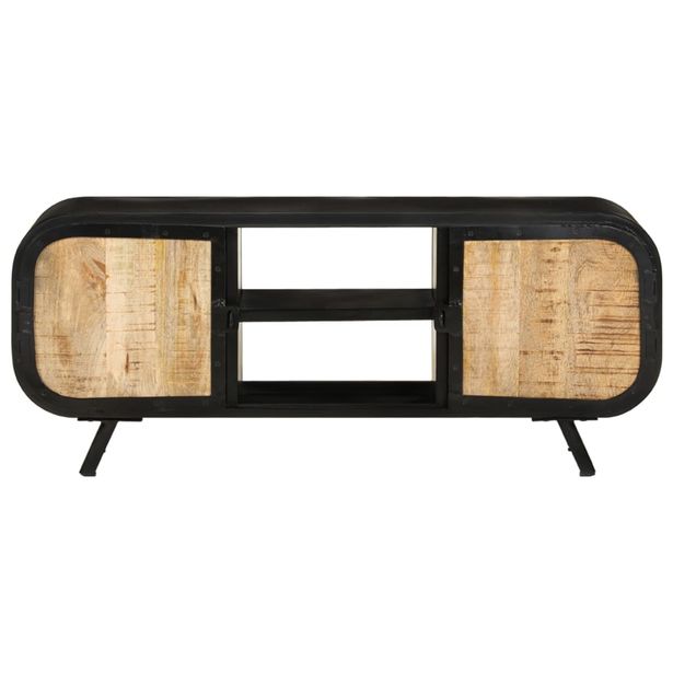 TV-taso 110x30x45 cm karkea mangopuu (28414)