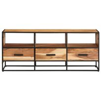 TV-taso 110x30x45 cm täysi akaasiapuu (27448)