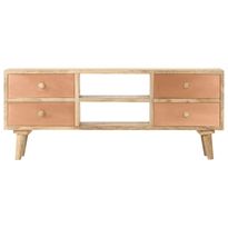 TV-taso 110x30x45 cm täysi mangopuu (87874)