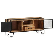 TV-taso 110x31x46 cm karkea mangopuu (28284)