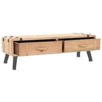 TV-taso 110x33x35 cm täysi kuusi (39299)