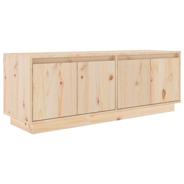 TV-taso 110x34x40 cm täysi mänty (13849)