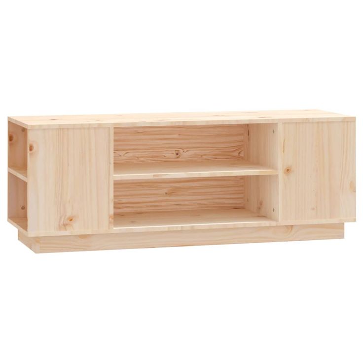 TV-taso 110x35x40,5 cm täysi mänty (14409)