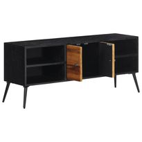 TV-taso 112x31x45 cm kierrätetty täystiikki (58526)