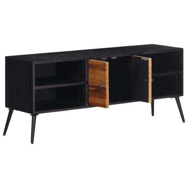 TV-taso 112x31x45 cm kierrätetty täystiikki (58526)