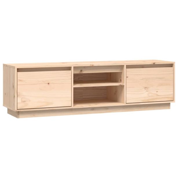 TV-taso 140x35x40 cm täysi mänty (14314)