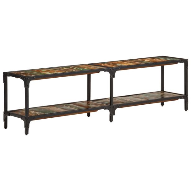TV-taso 150x30x41 cm kierrätetty täyspuu (38475)