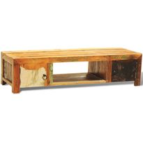 TV-taso 2 ovella vintagetyyli kierrätetty puu (41097)