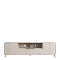 TV-taso 2D1SZ XYLIX, beige (0674), Verkkokaupan poistotuote