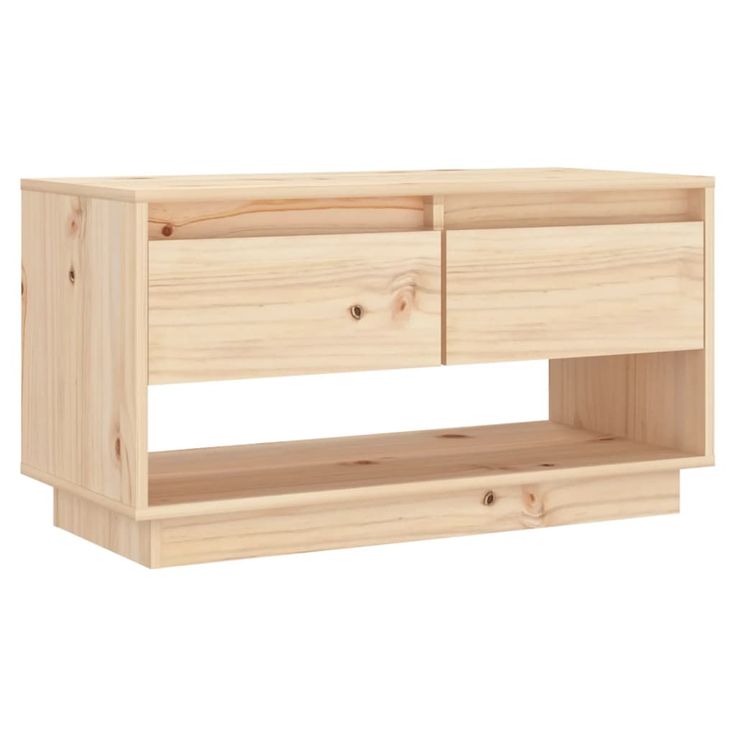 TV-taso 74x34x40 cm täysi mänty (13839)